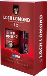 Zestaw Loch Lomond 12YO 46% 0,7L + 2 szklanki