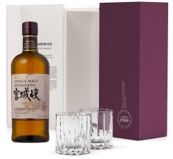 Zestaw Nikka Miyagikyo Single Malt 45% 0,7L + szklanki