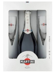 Zestaw Martini Asti 7,5% 0,75L +kieliszki
