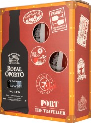 Zestaw Royal Oporto Tawny 19% 0,75L + kieliszki
