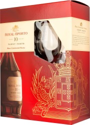 Zestaw Royal Oporto Tawny 10YO 20% 0,75L + kieliszki