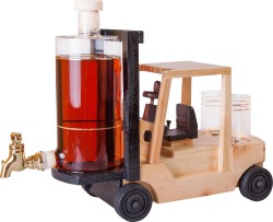 Wózek Widłowy Brandy 40% 0,35L  + 2 kieliszki