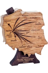 Mapa Polski Dębowa Wódka 40% 0,5L 