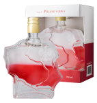 Wódka Mapa Polski z flagą w tle 40% 0,7L