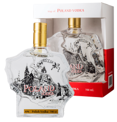 Wódka Mapa Polski Wrocław 40% 0,7L 