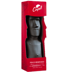 Pisco Capel Reservado MOAI 40% 1L 