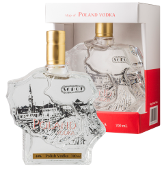 Wódka Mapa Polski Sopot 40% 0,7L  