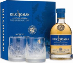 Zestaw Kilchoman Machir Bay 46% 0,7L + 2 szklanki 