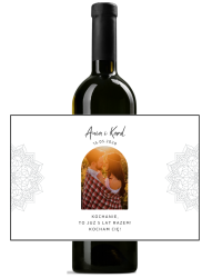 Wino czerwone Chateau du Cornet Rouge z personalizowaną etykietą