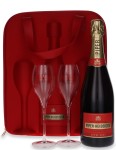 Zestaw Piper Heidsieck Cuvee Brut 12% 0,75L torebka + 2 kieliszki 