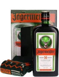Zestaw Jagermeister 35% 0,7L + skarpetki