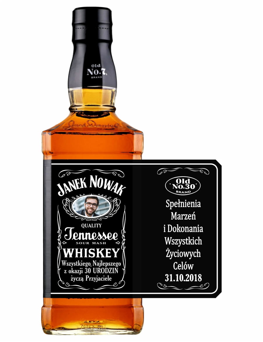 Jack Daniel’s personalizowany - whisky z własną etykietą na prezent