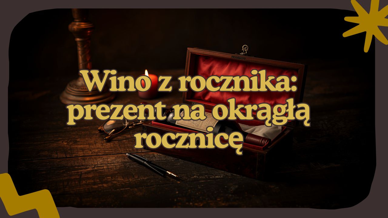 Wino z rocznika - prezent na okrągłą rocznicę