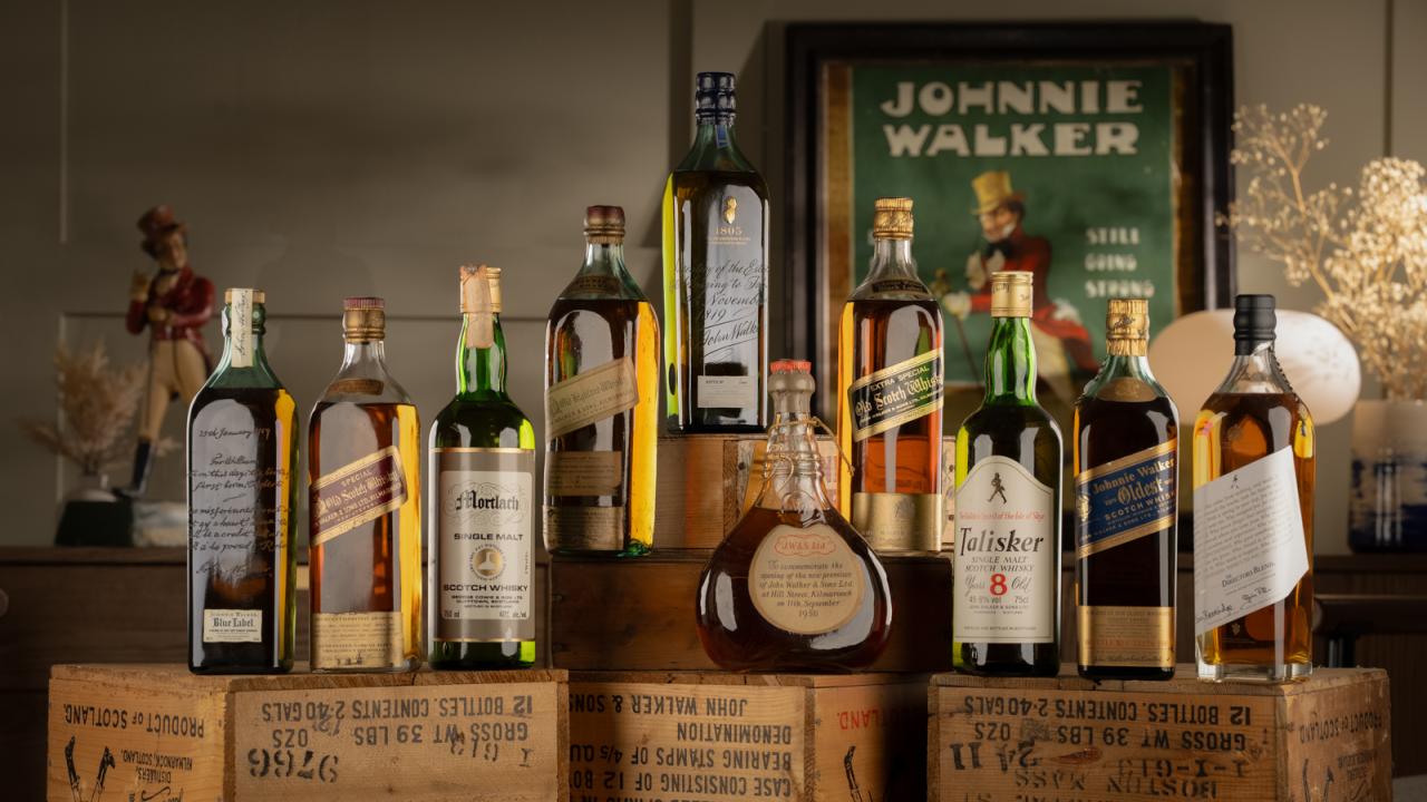 Największa kolekcja Johnnie Walker na świecie trafi na aukcję